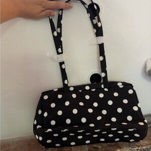 Polka Dot - black and white Bowler Bag Urban Exclusive